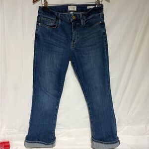 Frame Denim Women's Boyfriend Jeans - Medium Dark Blue